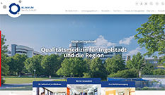 Webauftritt Klinikum Ingolstadt