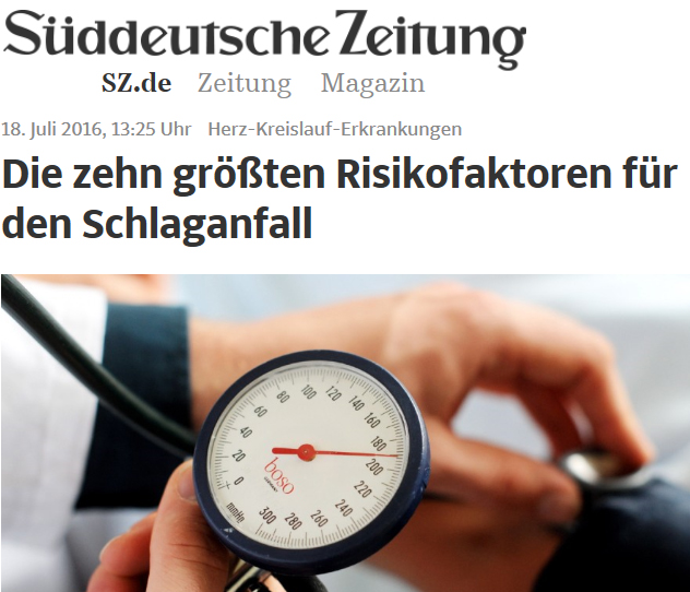 über Riskofaktoren in der Süddeutsche Zeitung
