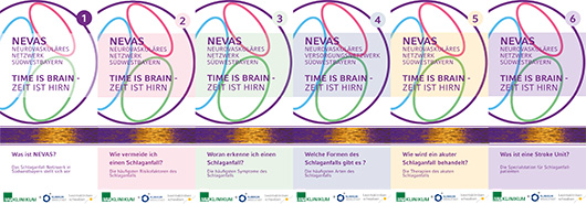Flyer der Serie Time is Brain - Zeit ist Hirn zum Herunterladen