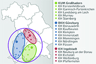 Südwestbayern mit NEVAS Kooperationskliniken