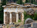 Das Schatzhaus der Athener in Delphi