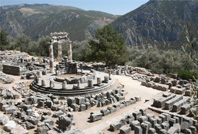 Tholos im Heiligtum des Athena Pronaia